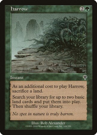 Harrow [Invasion] MTG Single Magic: The Gathering  | Multizone: Comics And Games