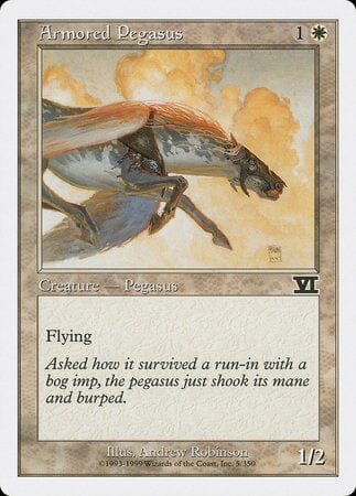 Armored Pegasus [Classic Sixth Edition] MTG Single Magic: The Gathering  | Multizone: Comics And Games