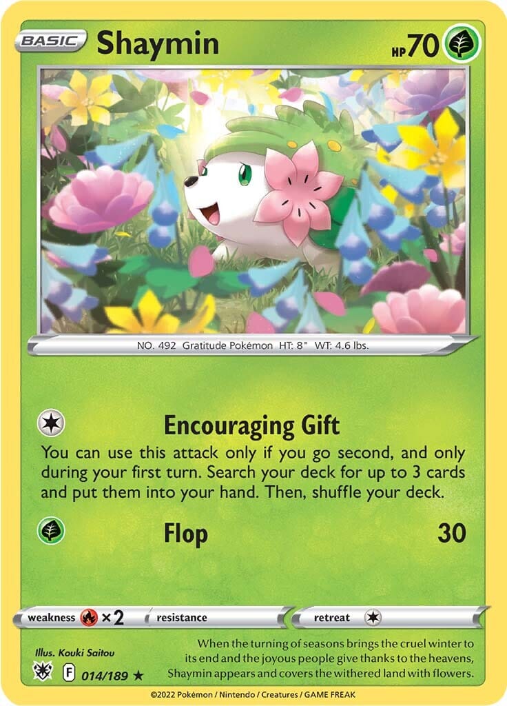 Shaymin (014/189) [Sword & Shield: Astral Radiance] Pokemon Single Pokémon  | Multizone: Comics And Games
