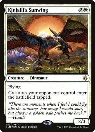 Kinjalli's Sunwing [Ixalan Promos] MTG Single Magic: The Gathering  | Multizone: Comics And Games