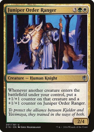 Juniper Order Ranger [Commander 2016] MTG Single Magic: The Gathering  | Multizone: Comics And Games