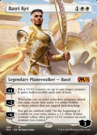 Basri Ket (Borderless) [Core Set 2021] MTG Single Magic: The Gathering  | Multizone: Comics And Games