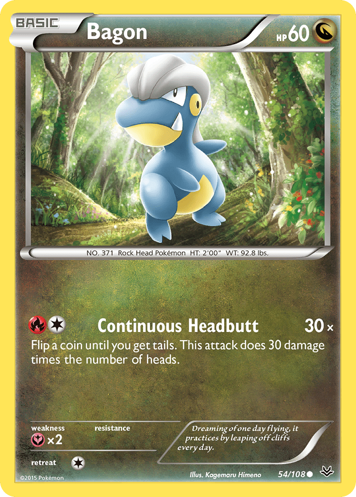 Bagon (54/108) [XY: Roaring Skies] Pokemon Single Pokémon  | Multizone: Comics And Games