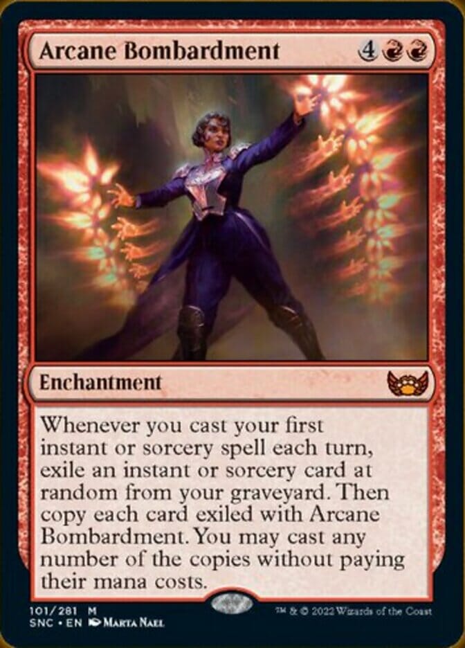 Arcane Bombardment [Streets of New Capenna] MTG Single Magic: The Gathering  | Multizone: Comics And Games