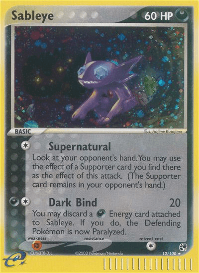 Sableye (10/100) [EX: Sandstorm] Pokemon Single Pokémon  | Multizone: Comics And Games