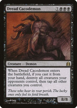 Dread Cacodemon [Commander 2011] MTG Single Magic: The Gathering  | Multizone: Comics And Games