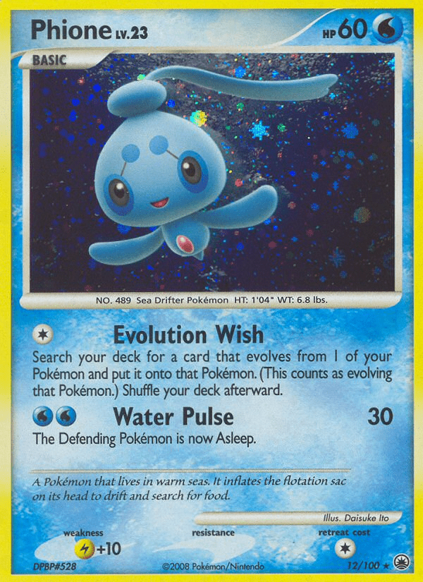 Phione (12/100) [Diamond & Pearl: Majestic Dawn] Pokemon Single Pokémon  | Multizone: Comics And Games