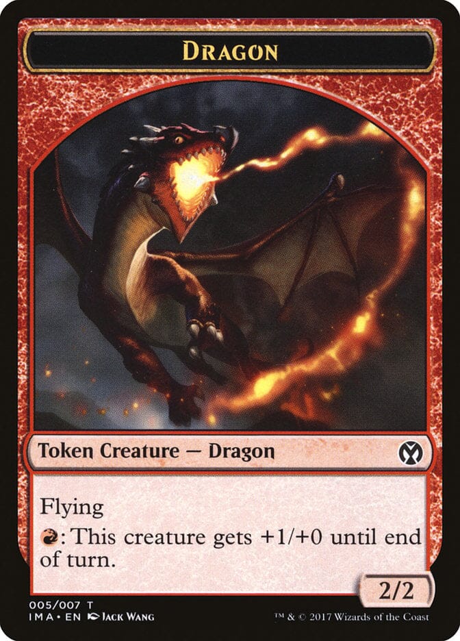 Dragon (005/007) [Iconic Masters Tokens] MTG Single Magic: The Gathering  | Multizone: Comics And Games