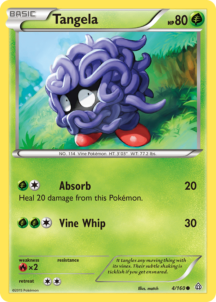 Tangela (4/160) [XY: Primal Clash] Pokemon Single Pokémon  | Multizone: Comics And Games