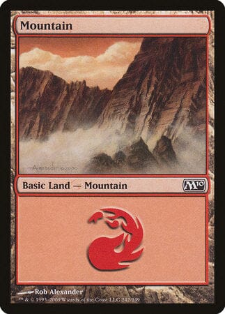 Mountain (242) [Magic 2010] MTG Single Magic: The Gathering  | Multizone: Comics And Games