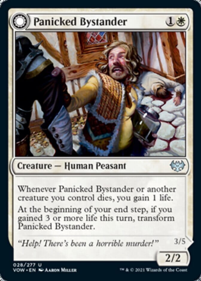 Panicked Bystander // Cackling Culprit [Innistrad: Crimson Vow] MTG Single Magic: The Gathering  | Multizone: Comics And Games