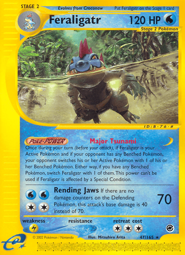 Feraligatr (47/165) [Expedition: Base Set] Pokemon Single Pokémon  | Multizone: Comics And Games