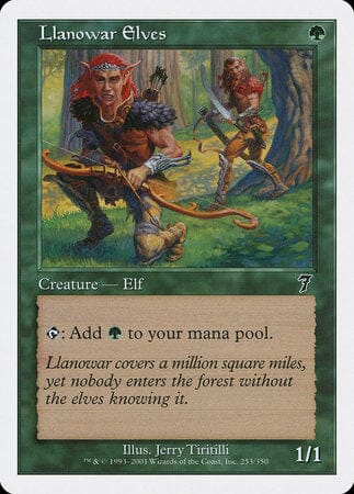 Llanowar Elves [Seventh Edition] MTG Single Magic: The Gathering  | Multizone: Comics And Games