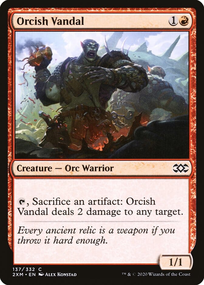 Orcish Vandal [Double Masters] MTG Single Magic: The Gathering  | Multizone: Comics And Games