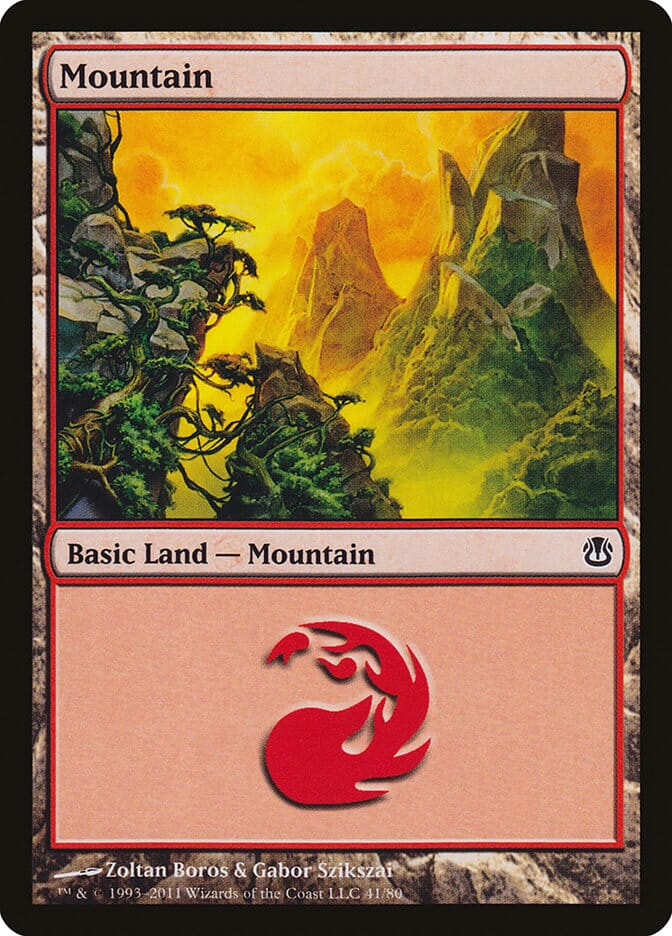 Mountain (41) [Duel Decks: Ajani vs. Nicol Bolas] MTG Single Magic: The Gathering  | Multizone: Comics And Games