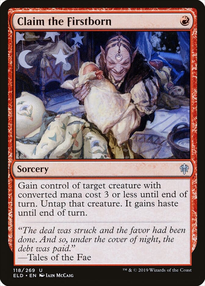 Claim the Firstborn [Throne of Eldraine] MTG Single Magic: The Gathering  | Multizone: Comics And Games