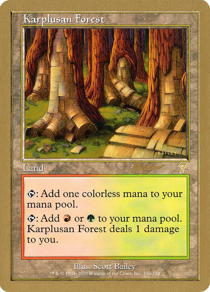 Karplusan Forest (Sim Han How) [World Championship Decks 2002] MTG Single Magic: The Gathering  | Multizone: Comics And Games