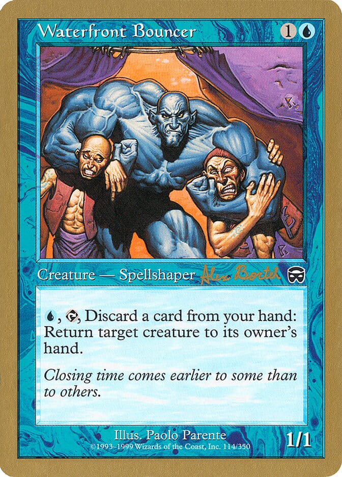 Waterfront Bouncer (Alex Borteh) [World Championship Decks 2001] MTG Single Magic: The Gathering  | Multizone: Comics And Games