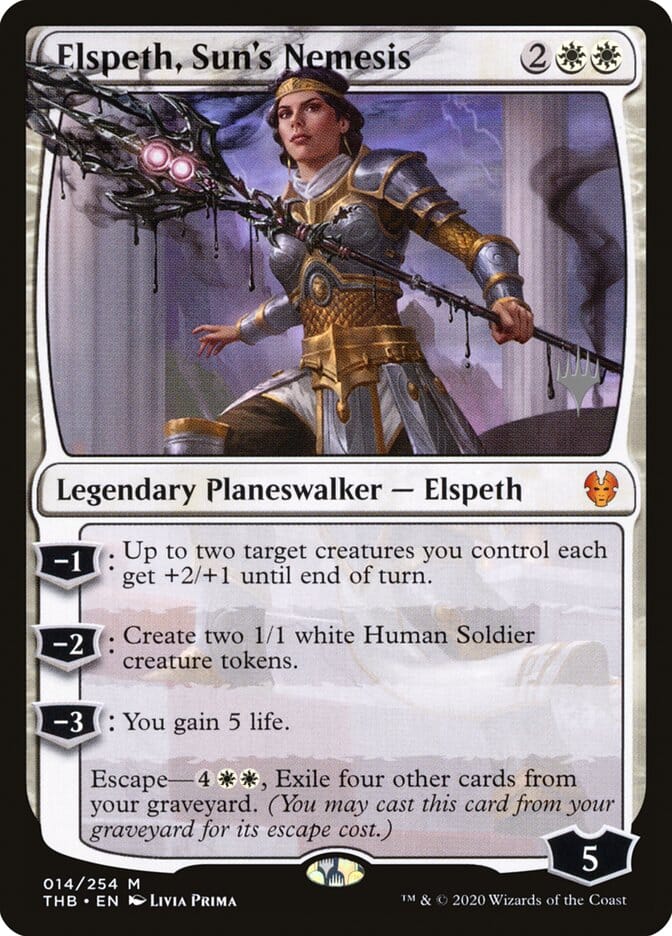 Elspeth, Sun's Nemesis (Promo Pack) [Theros Beyond Death Promos] MTG Single Magic: The Gathering  | Multizone: Comics And Games