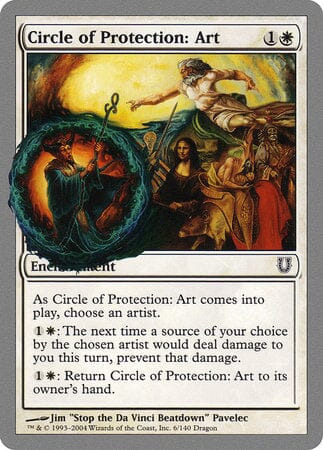 Circle of Protection: Art [Unhinged] MTG Single Magic: The Gathering  | Multizone: Comics And Games