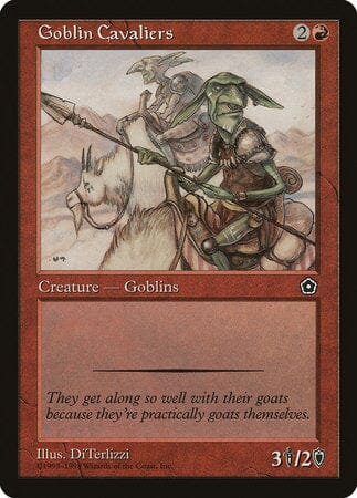 Goblin Cavaliers [Portal Second Age] MTG Single Magic: The Gathering  | Multizone: Comics And Games