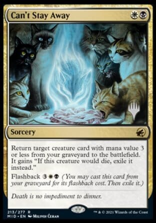 Can't Stay Away (Promo Pack) [Innistrad: Midnight Hunt Promos] MTG Single Magic: The Gathering  | Multizone: Comics And Games