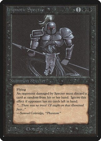 Hypnotic Specter [Limited Edition Beta] MTG Single Magic: The Gathering  | Multizone: Comics And Games