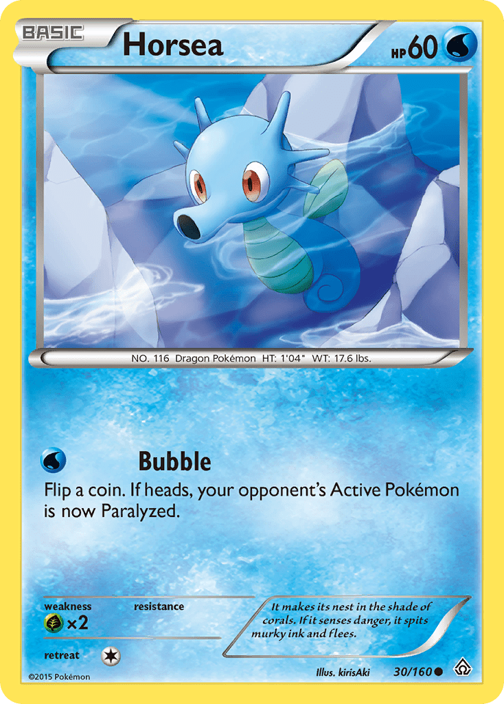 Horsea (30/160) [XY: Primal Clash] Pokemon Single Pokémon  | Multizone: Comics And Games