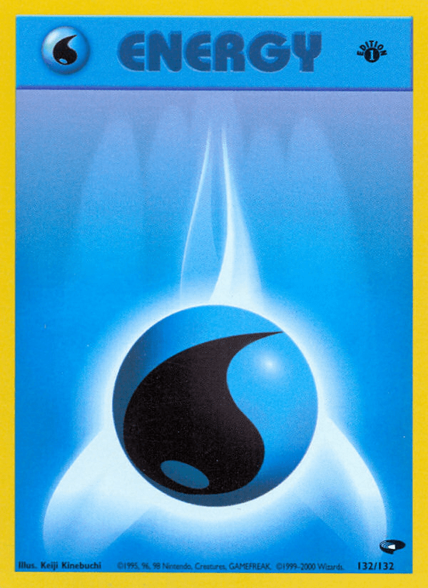 Water Energy (132/132) [Gym Challenge 1st Edition] Pokemon Single Pokémon  | Multizone: Comics And Games