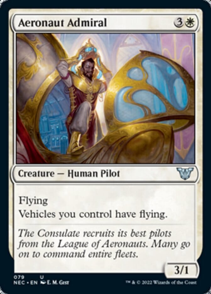 Aeronaut Admiral [Kamigawa: Neon Dynasty Commander] MTG Single Magic: The Gathering  | Multizone: Comics And Games