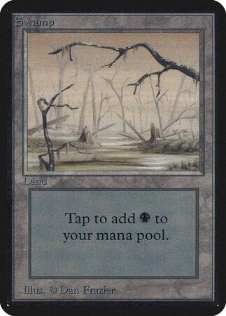 Swamp (B) [Limited Edition Alpha] MTG Single Magic: The Gathering  | Multizone: Comics And Games