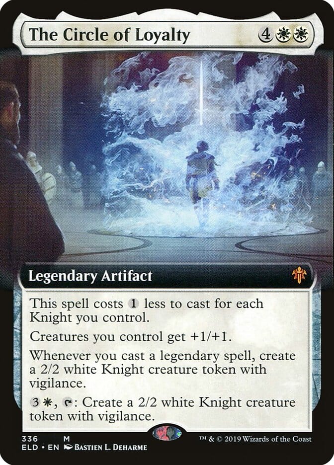 The Circle of Loyalty (Extended Art) [Throne of Eldraine] MTG Single Magic: The Gathering  | Multizone: Comics And Games