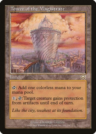 Tower of the Magistrate [Mercadian Masques] MTG Single Magic: The Gathering  | Multizone: Comics And Games