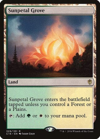 Sunpetal Grove [Commander 2016] MTG Single Magic: The Gathering  | Multizone: Comics And Games