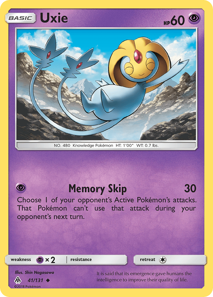 Uxie (41/131) [Sun & Moon: Forbidden Light] Pokemon Single Pokémon  | Multizone: Comics And Games