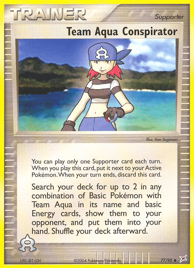Team Aqua Conspirator (77/95) [EX: Team Magma vs Team Aqua] Pokemon Single Pokémon  | Multizone: Comics And Games