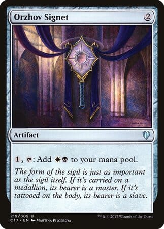 Orzhov Signet [Commander 2017] MTG Single Magic: The Gathering  | Multizone: Comics And Games