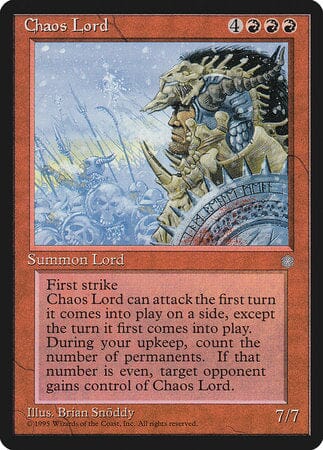 Chaos Lord [Ice Age] MTG Single Magic: The Gathering  | Multizone: Comics And Games