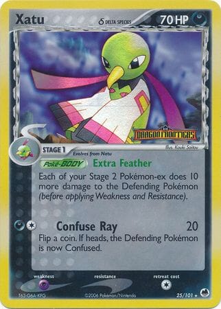 Xatu (25/101) (Delta Species) (Stamped) [EX: Dragon Frontiers] Pokemon Single Pokémon  | Multizone: Comics And Games