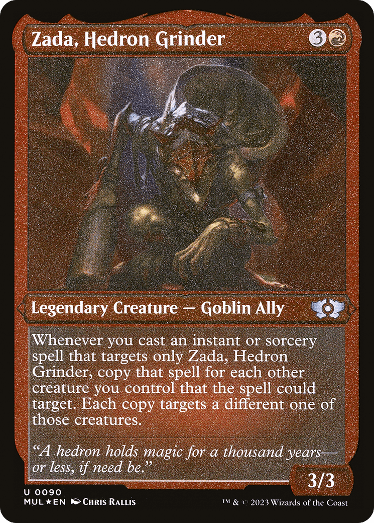 Zada, Hedron Grinder (Foil Etched) [Multiverse Legends] MTG Single Magic: The Gathering  | Multizone: Comics And Games