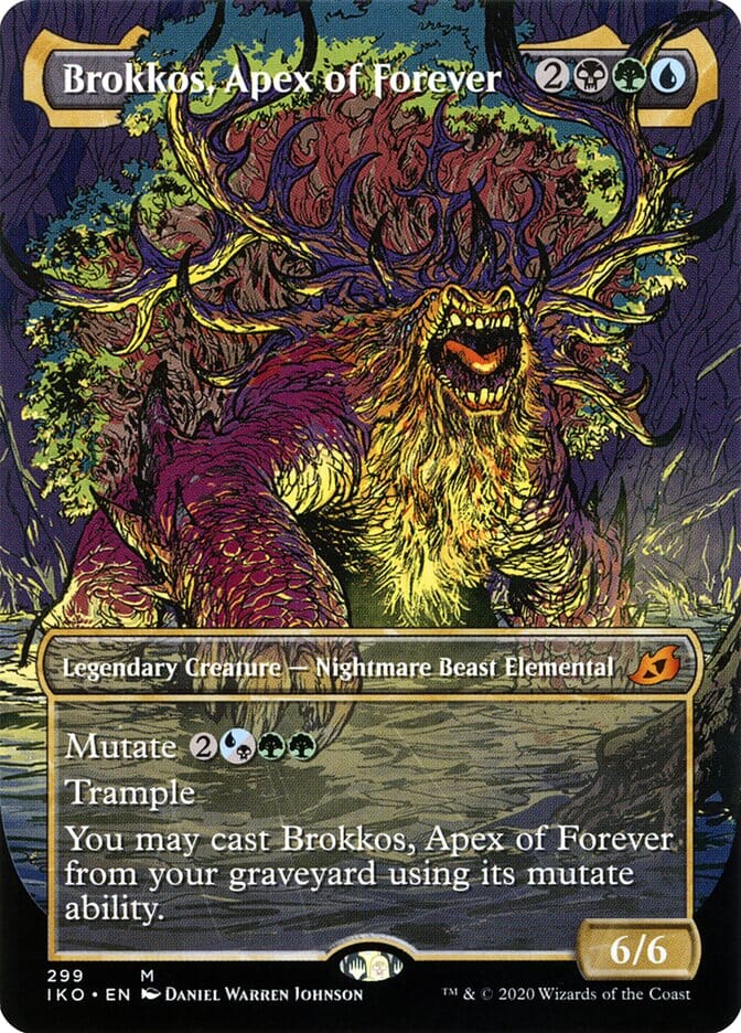 Brokkos, Apex of Forever (Showcase) [Ikoria: Lair of Behemoths] MTG Single Magic: The Gathering  | Multizone: Comics And Games