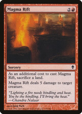 Magma Rift [Zendikar] MTG Single Magic: The Gathering  | Multizone: Comics And Games