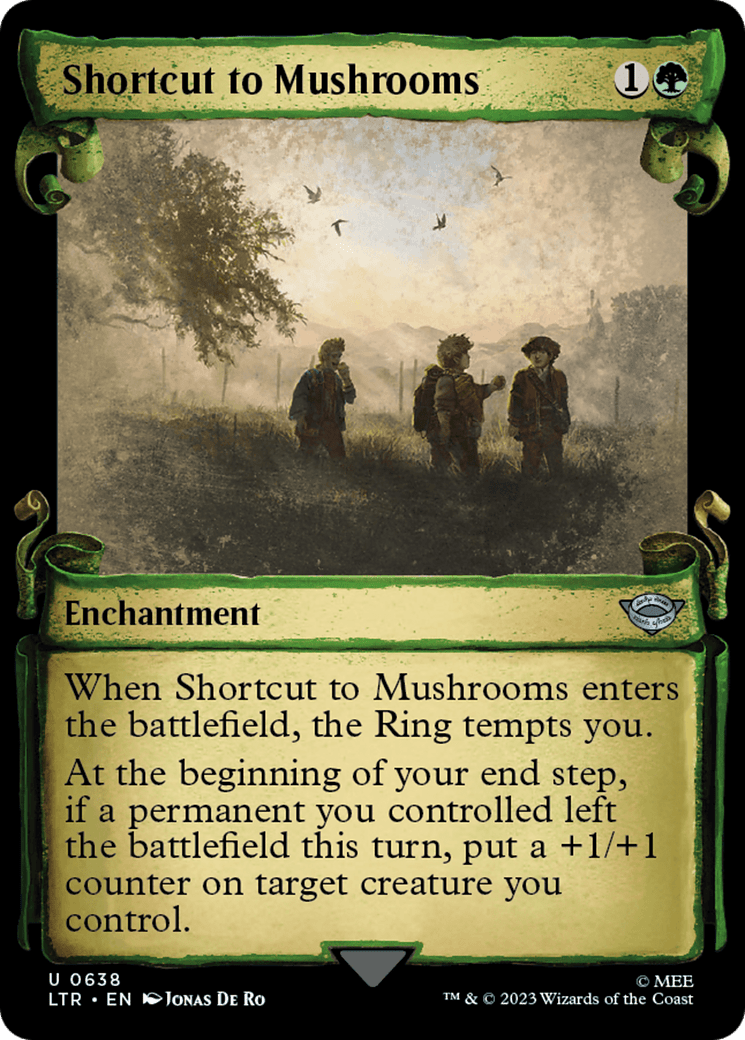 Shortcut to Mushrooms [The Lord of the Rings: Tales of Middle-Earth Showcase Scrolls] MTG Single Magic: The Gathering  | Multizone: Comics And Games