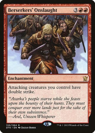 Berserkers' Onslaught [Dragons of Tarkir] MTG Single Magic: The Gathering  | Multizone: Comics And Games