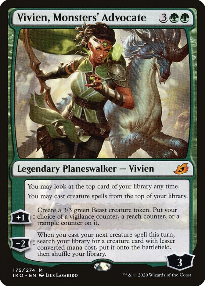 Vivien, Monsters' Advocate [Ikoria: Lair of Behemoths] MTG Single Magic: The Gathering  | Multizone: Comics And Games