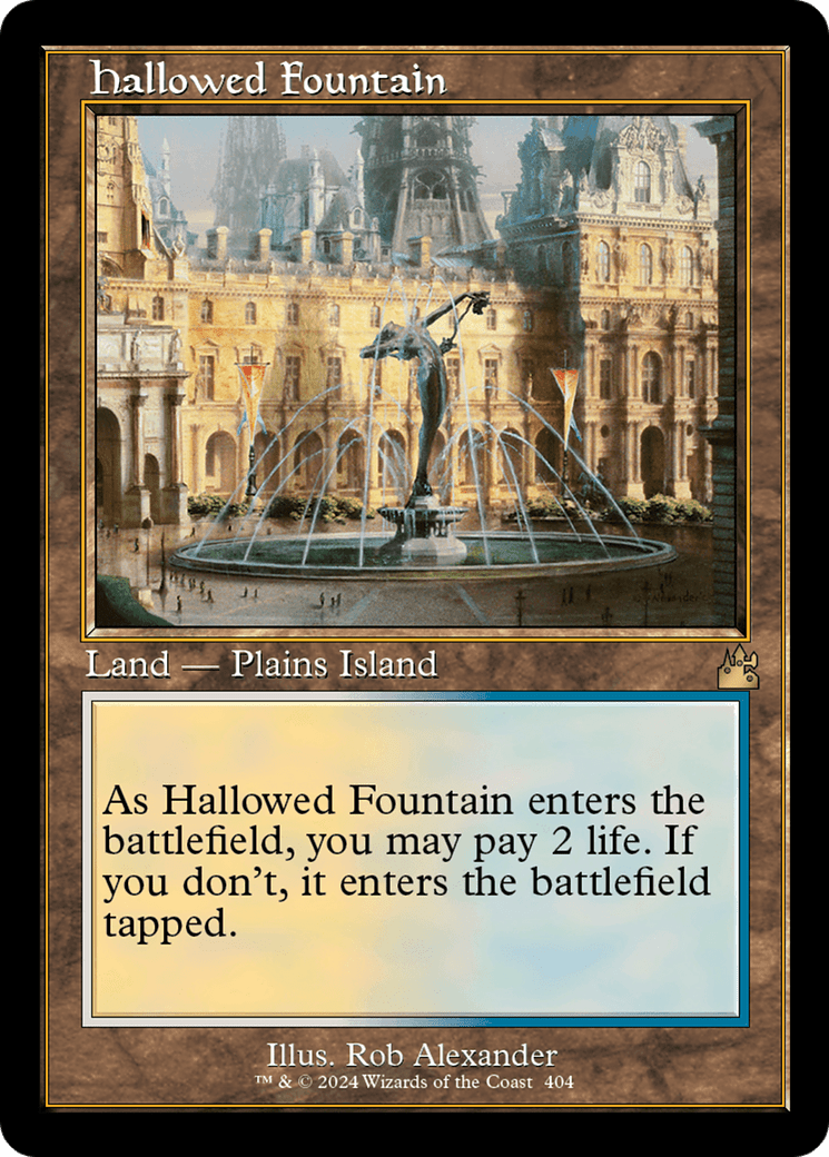 Hallowed Fountain (Retro) [Ravnica Remastered] MTG Single Magic: The Gathering  | Multizone: Comics And Games