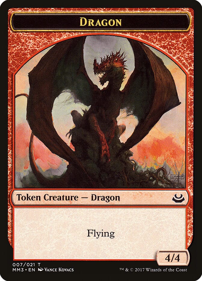 Dragon [Modern Masters 2017 Tokens] MTG Single Magic: The Gathering  | Multizone: Comics And Games