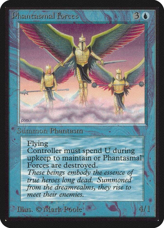 Phantasmal Forces [Limited Edition Alpha] MTG Single Magic: The Gathering  | Multizone: Comics And Games