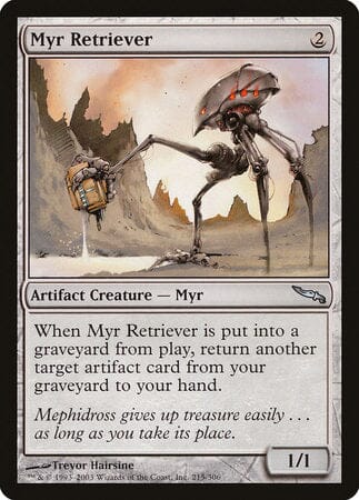 Myr Retriever [Mirrodin] MTG Single Magic: The Gathering  | Multizone: Comics And Games