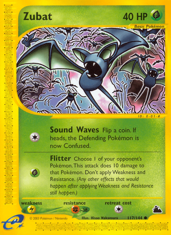 Zubat (117/144) [Skyridge] Pokemon Single Pokémon  | Multizone: Comics And Games
